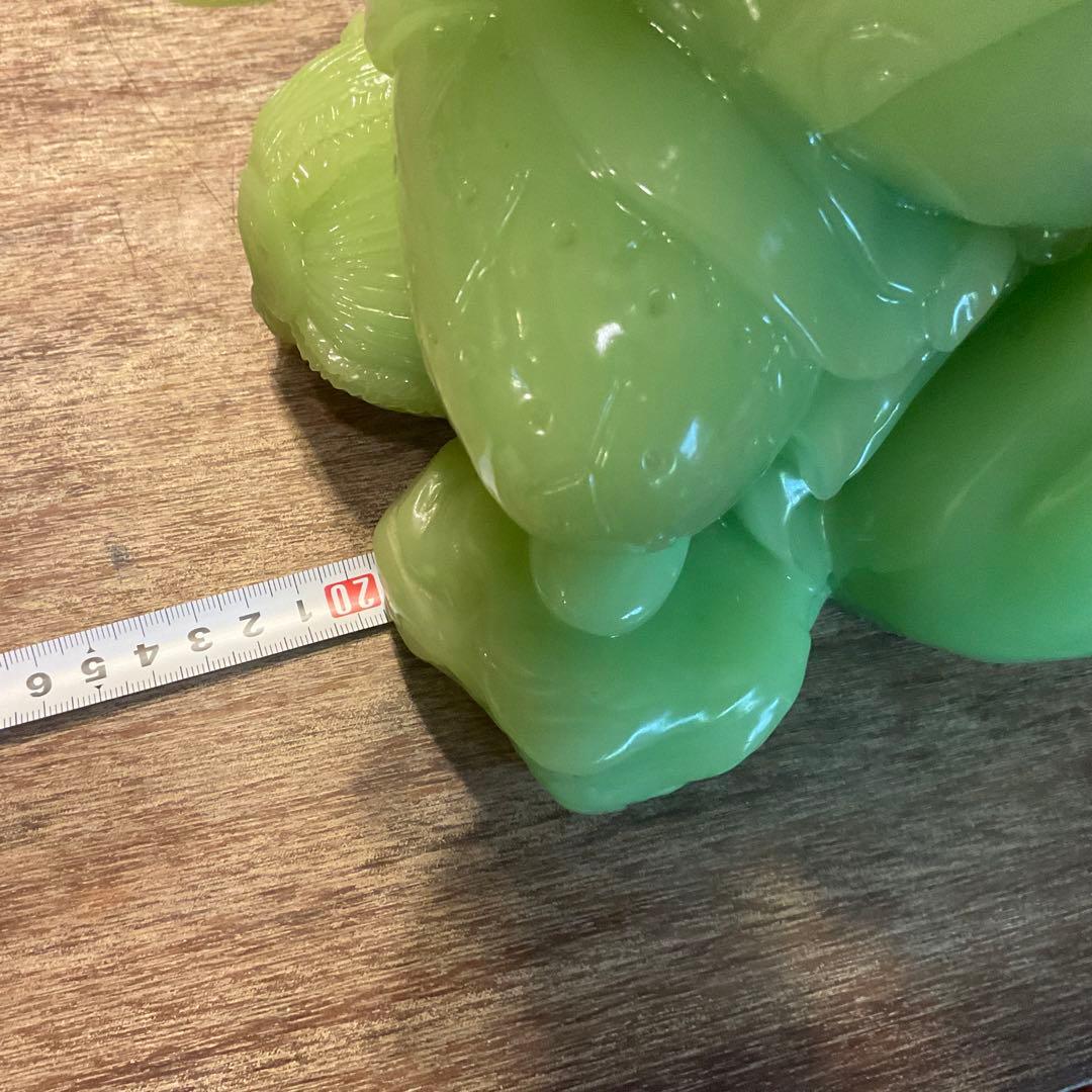 希少！大きな 大黒天 翡翠 グリーン 七福神 縁起物 商売繁盛 金運 無病息災