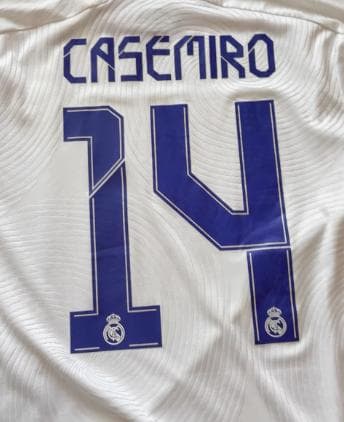 21/22 レアル・マドリード ホーム 長袖ユニフォーム 14番 カゼミーロ