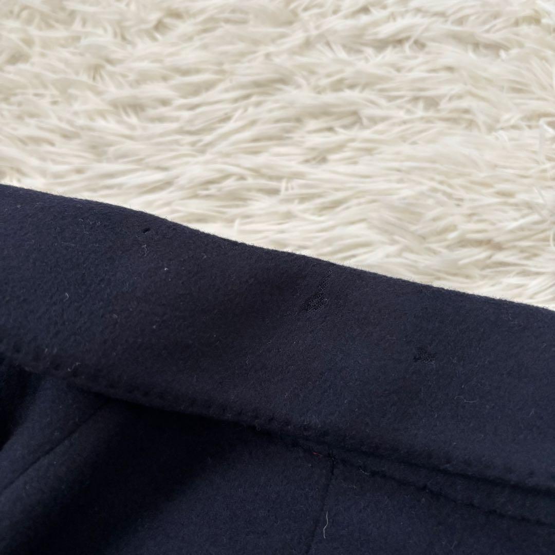 GIVENCHY ジバンシー カシミヤ100 ステンカラーコート ネイビー