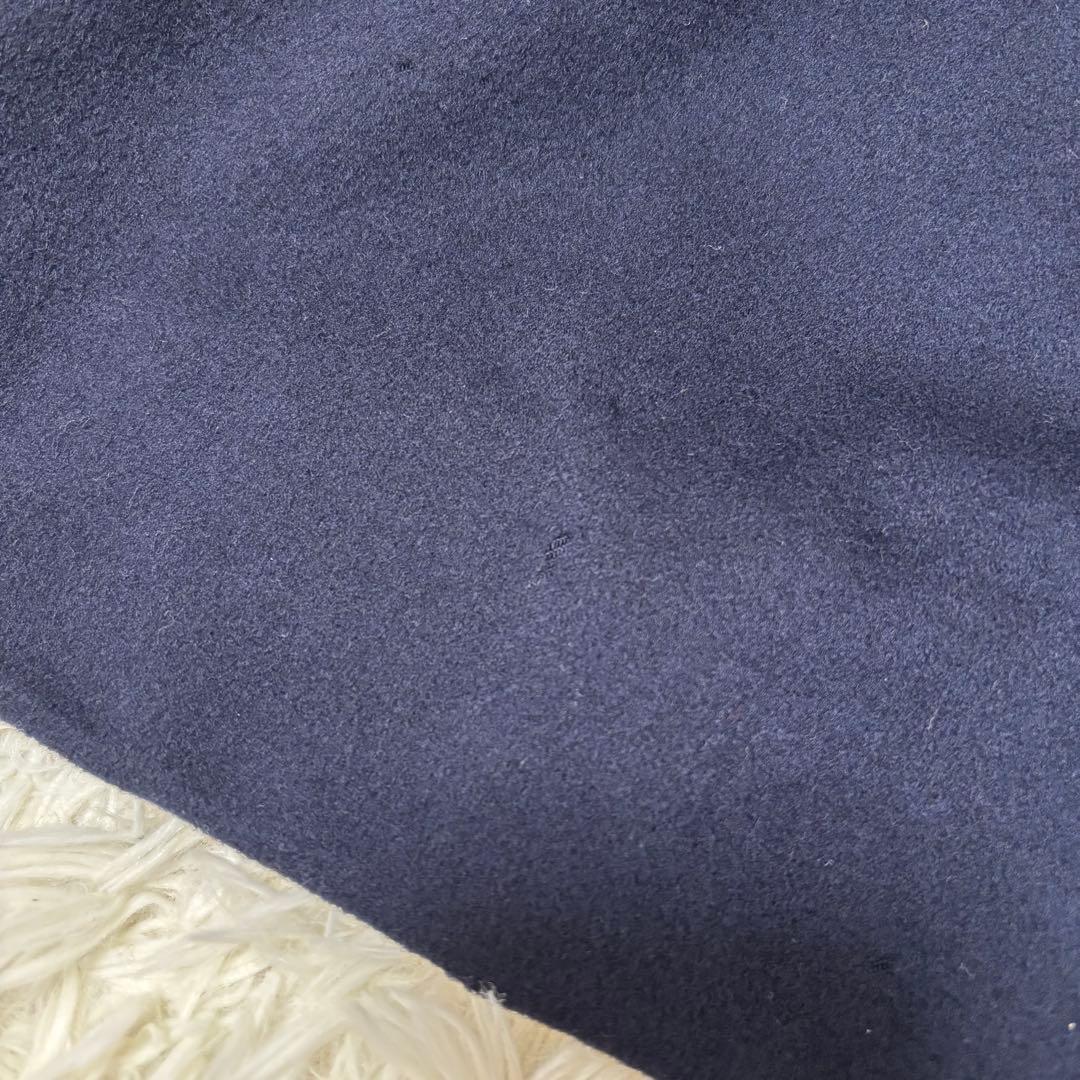 GIVENCHY ジバンシー カシミヤ100 ステンカラーコート ネイビー