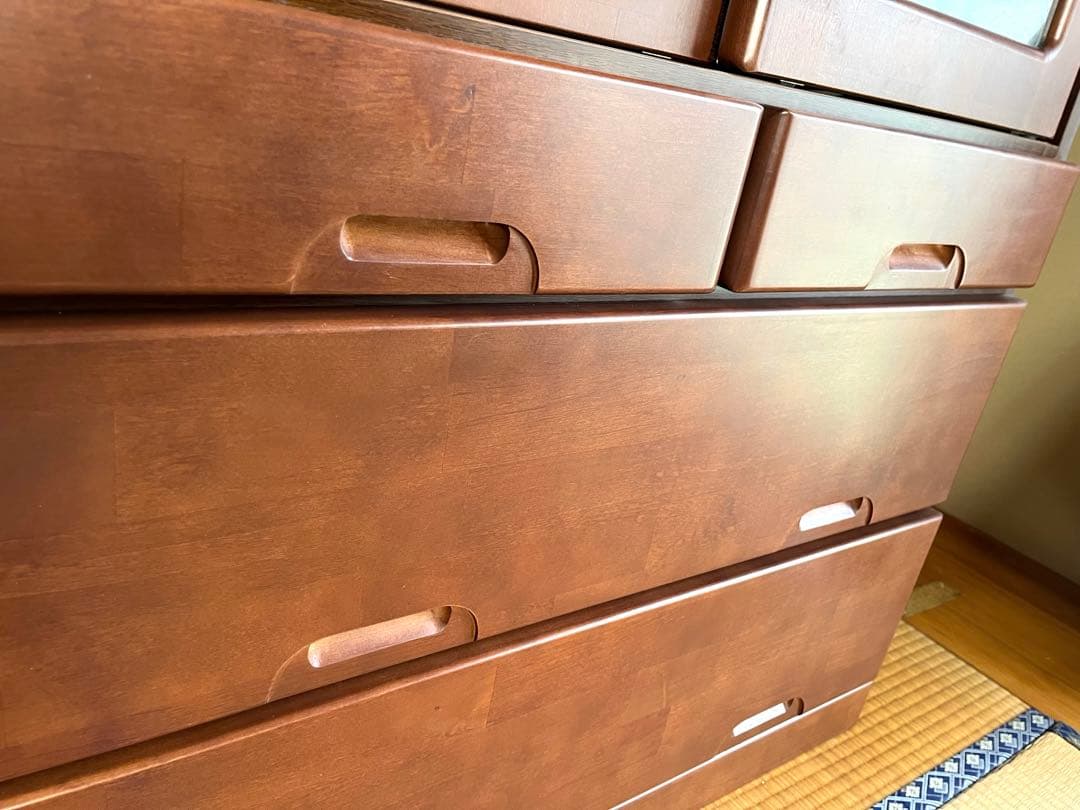 ノダ工芸　キャビネット　食器棚　幅80×高160 ⭐︎10月中旬廃棄予定⭐︎