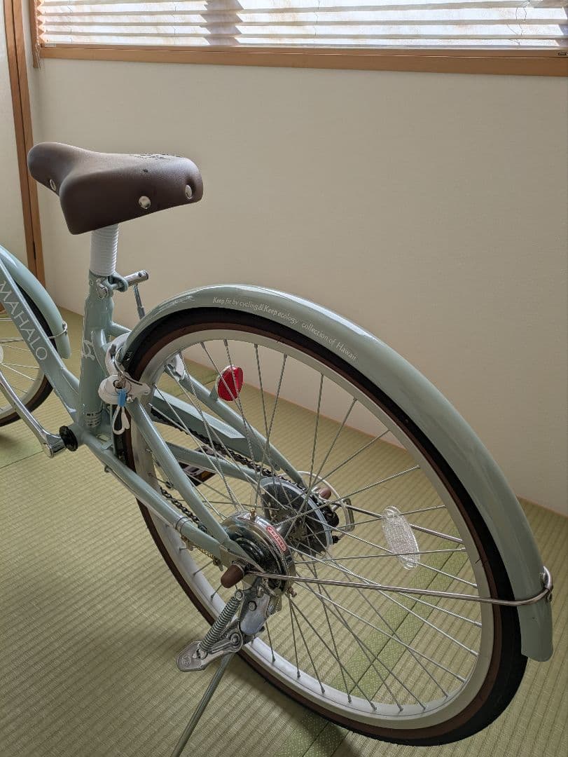 【ありちゃん】子供用自転車 ミントグリーン　マハロジュニア