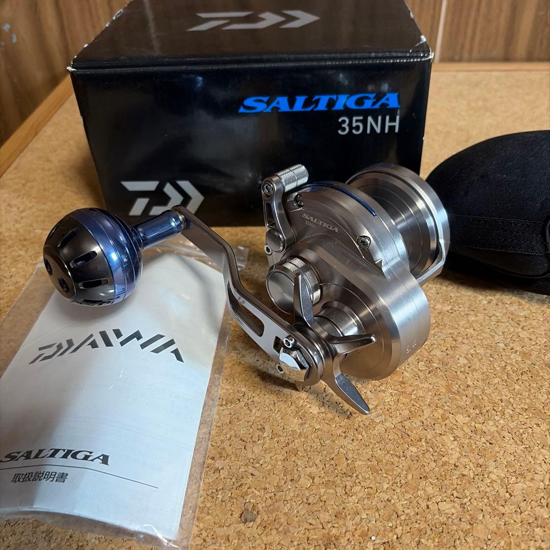 ダイワ 15ソルティガ 35 NH 美品　ハンドル交換