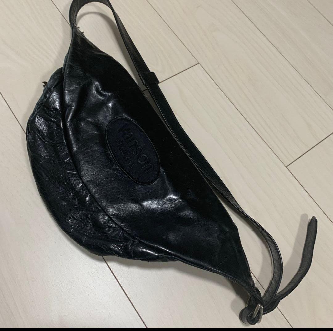 vanson ボディバッグ ショルダーバッグ　レザー　革