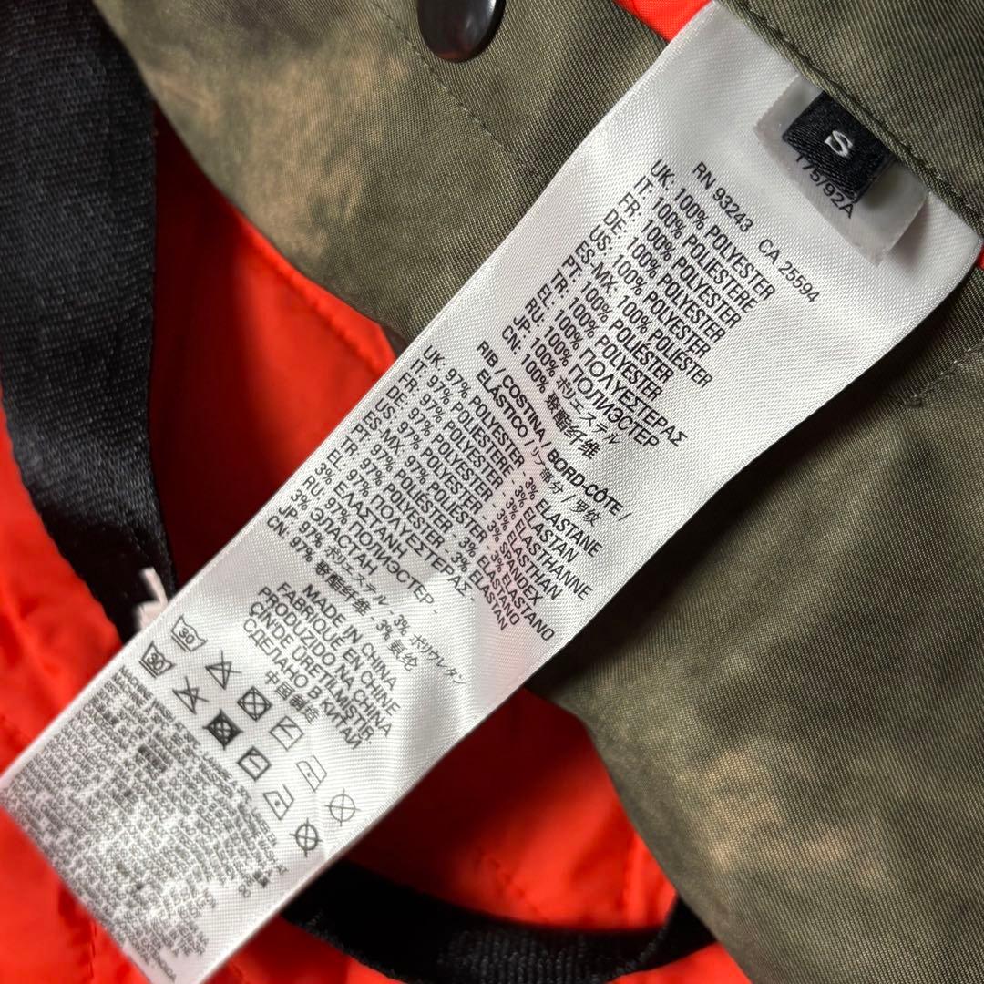 美品 DIESEL 迷彩 3M素材 中綿入り MA-1 ボンバージャケット