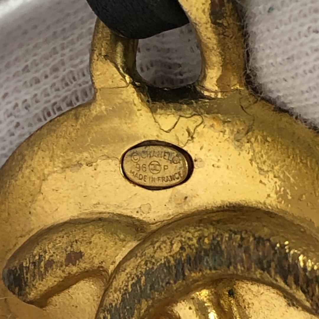 6F421/シャネル/キーリング/キーホルダー/チャーム/ココマーク/ゴールド