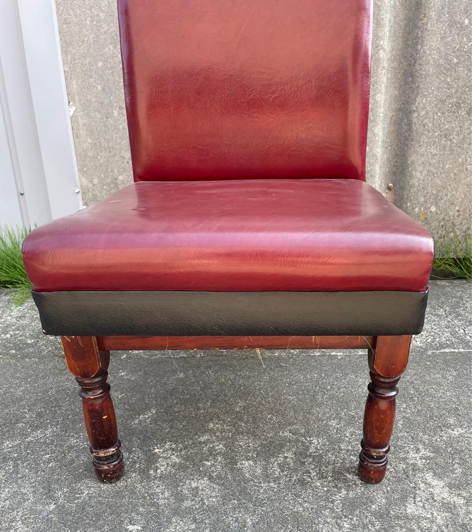 ビンテージ/レトロ/光製作所/HIKARI/喫茶店/スナックチェア/椅子/合皮③