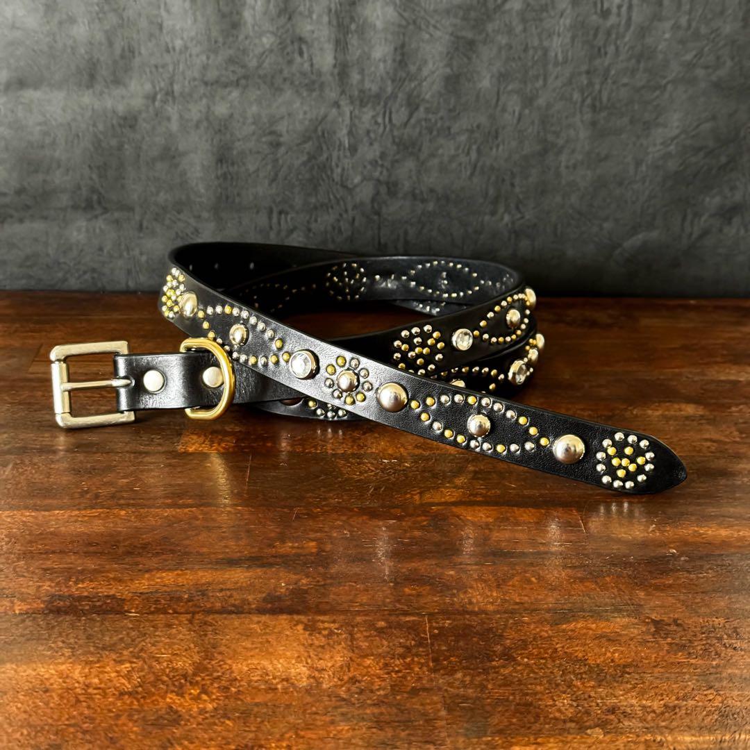 ハンドメイドナローベルトピースマークオール23mm125cm36inch