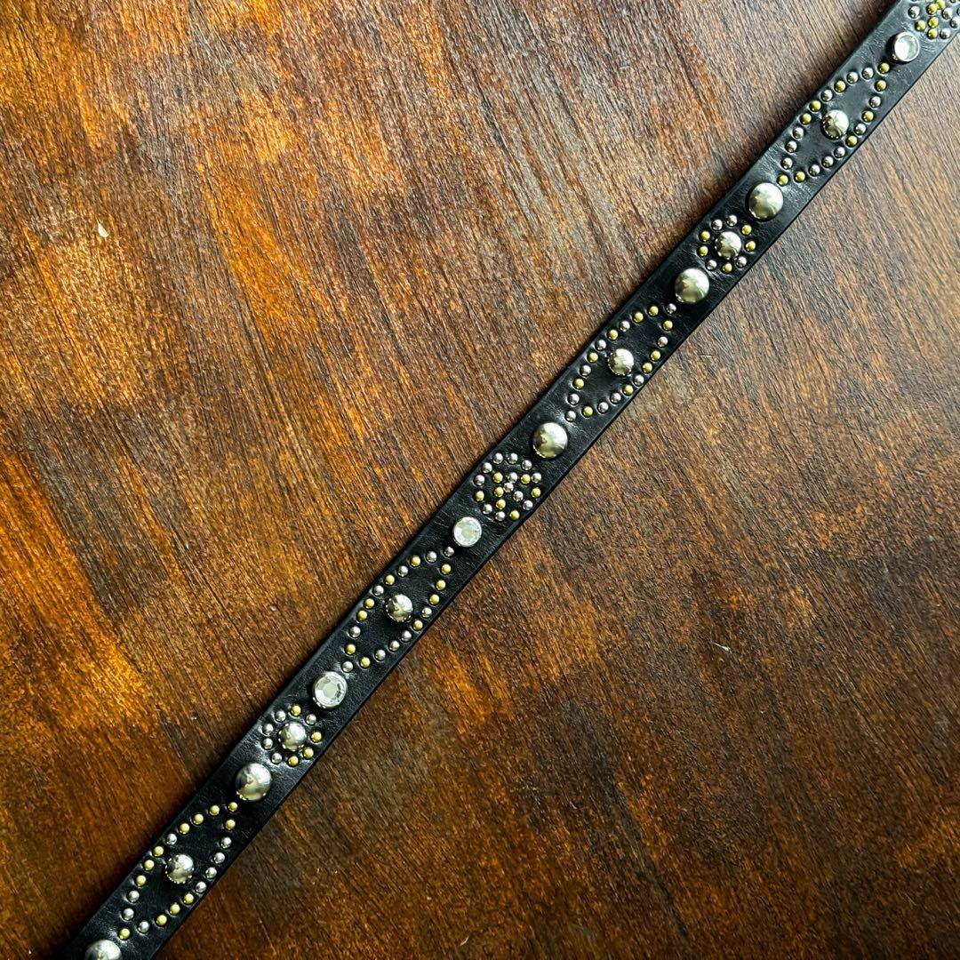 ハンドメイドナローベルトピースマークオール23mm125cm36inch