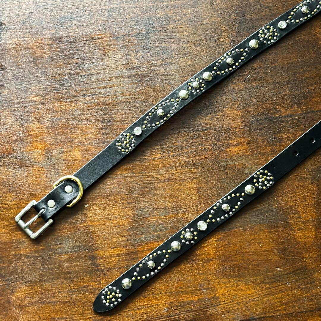 ハンドメイドナローベルトピースマークオール23mm125cm36inch