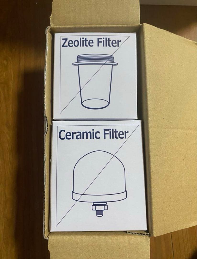 ポタポタきクラブ　ゼオライトフィルター＆セラミックフィルターセット