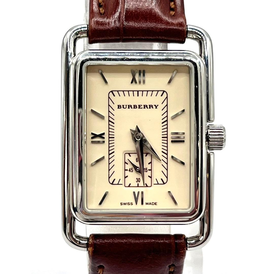 美品✨　BURBERRY アナログ腕時計 ベージュ/ブラウン