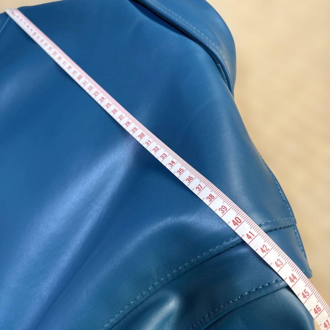 ルイスレザーズ 441T/サイクロン(40) ホースハイド ビンテージターコイズ