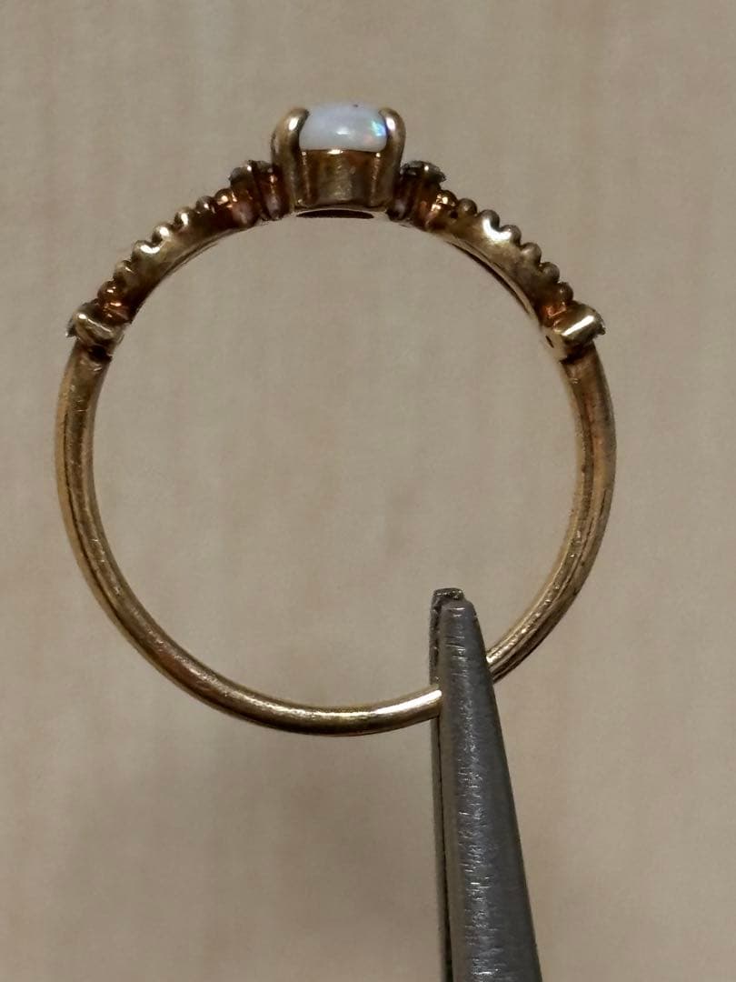 オパール K10リング