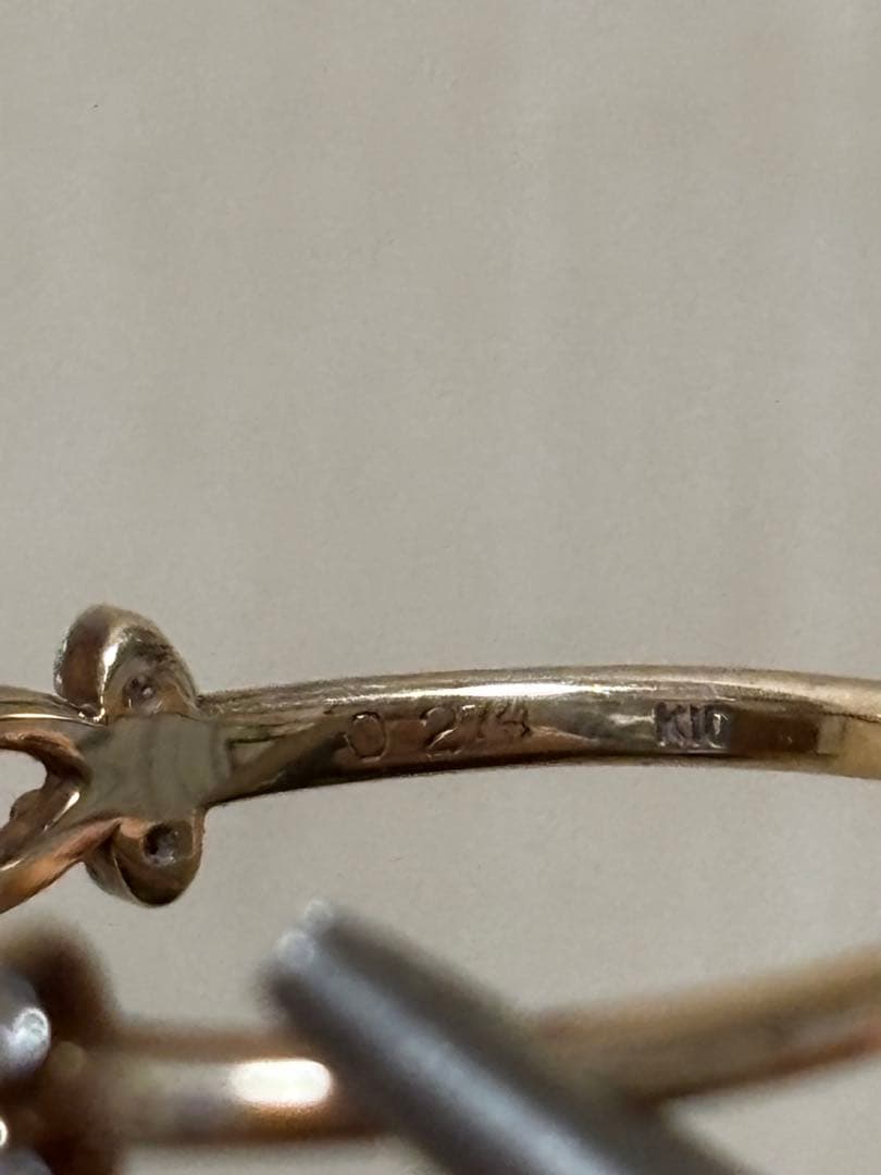 オパール K10リング