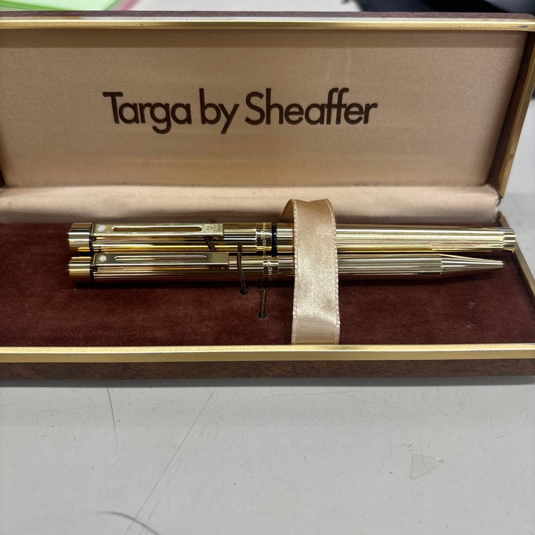 B5486【ヴィンテージ】SHEAFFER 14K万年筆&ボールペン