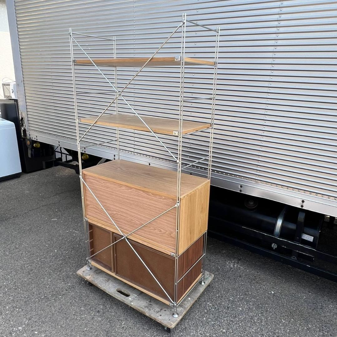 無印良品 スチールユニットシェルフ ③ 引出付 W85cm 収納棚 N0759
