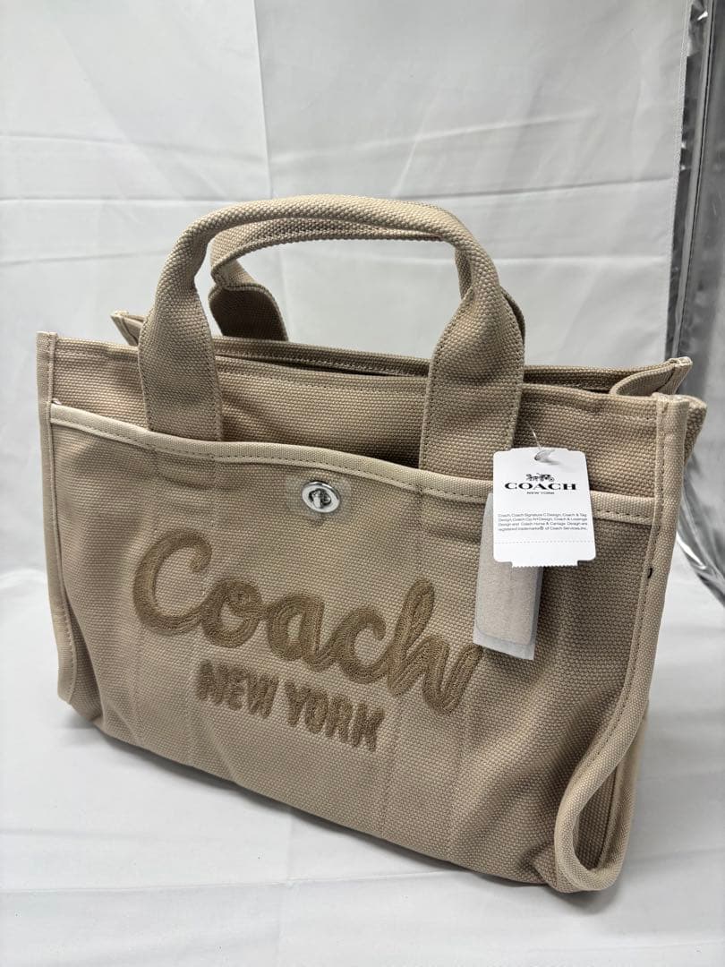 COACH カーゴ トートバッグ ベージュ　(新品・未使用)