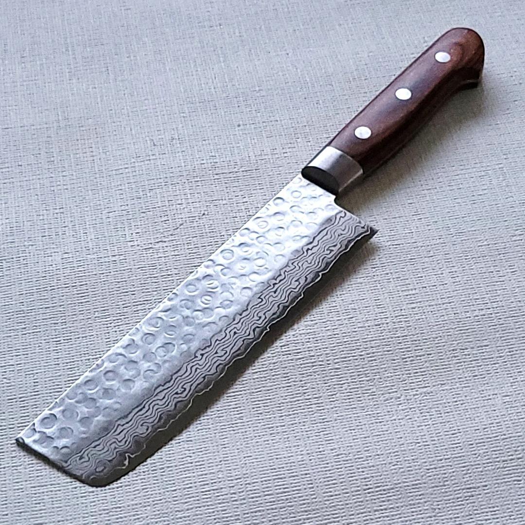 J*C様 VG10 ダマスカス 菜切（万能）包丁165mm G1707E 月光作