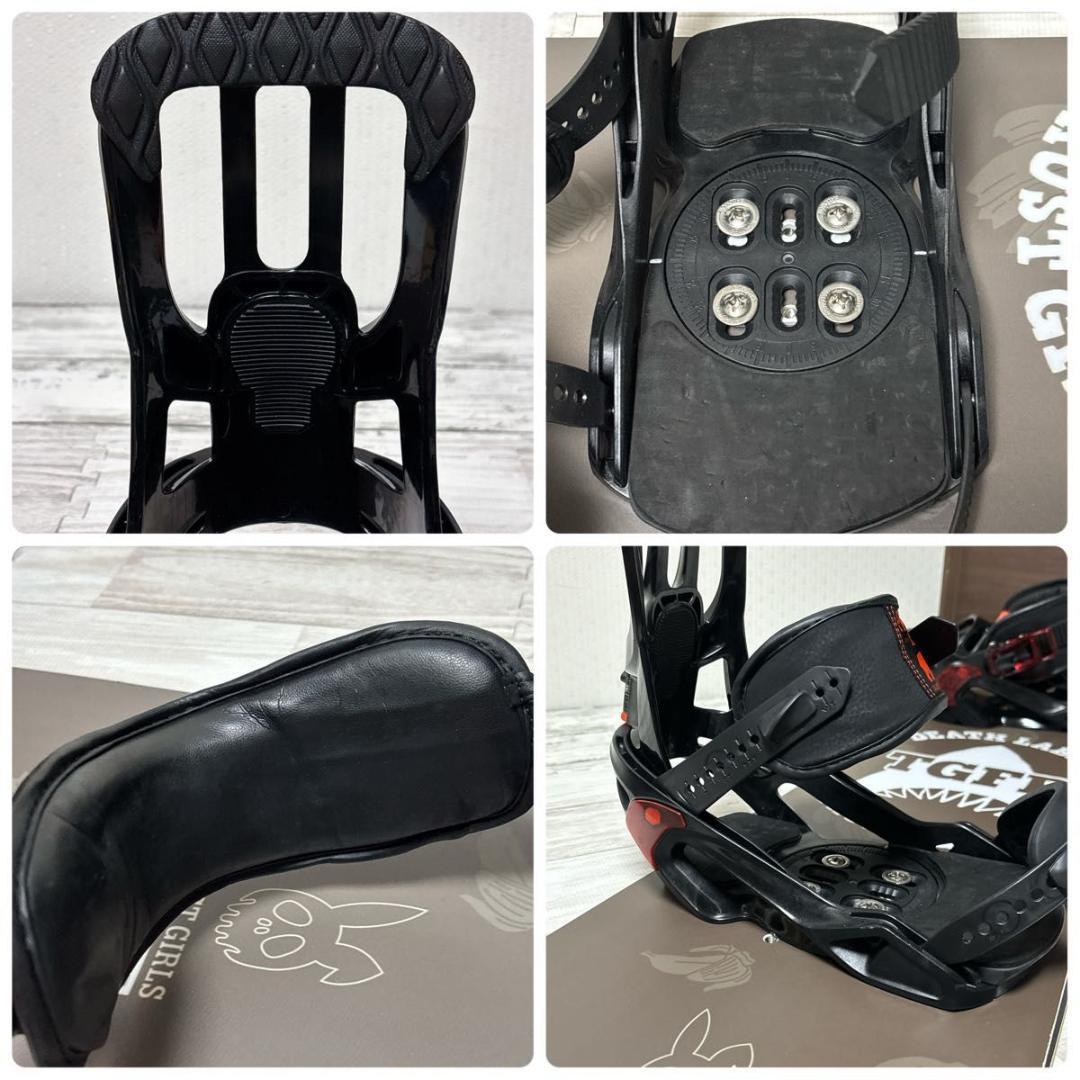 DEATHLABEL スノーボード レディースセット 142cm 24.5