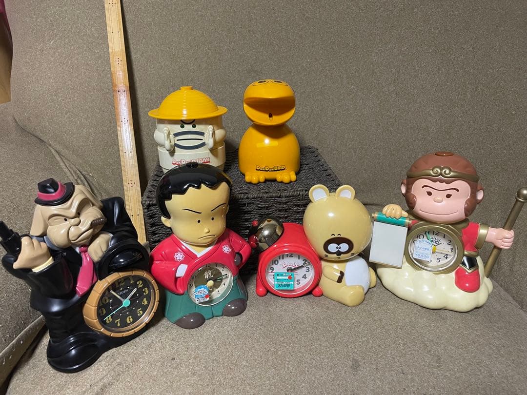 【まとめ売り】レトロ　キャラクター系　目覚まし時計　ボイス　セリフ　平成