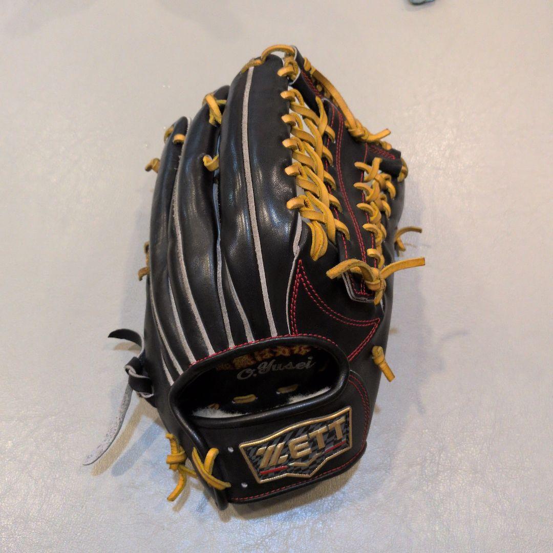 オーダーゼット 硬式グローブ 黒/黄色