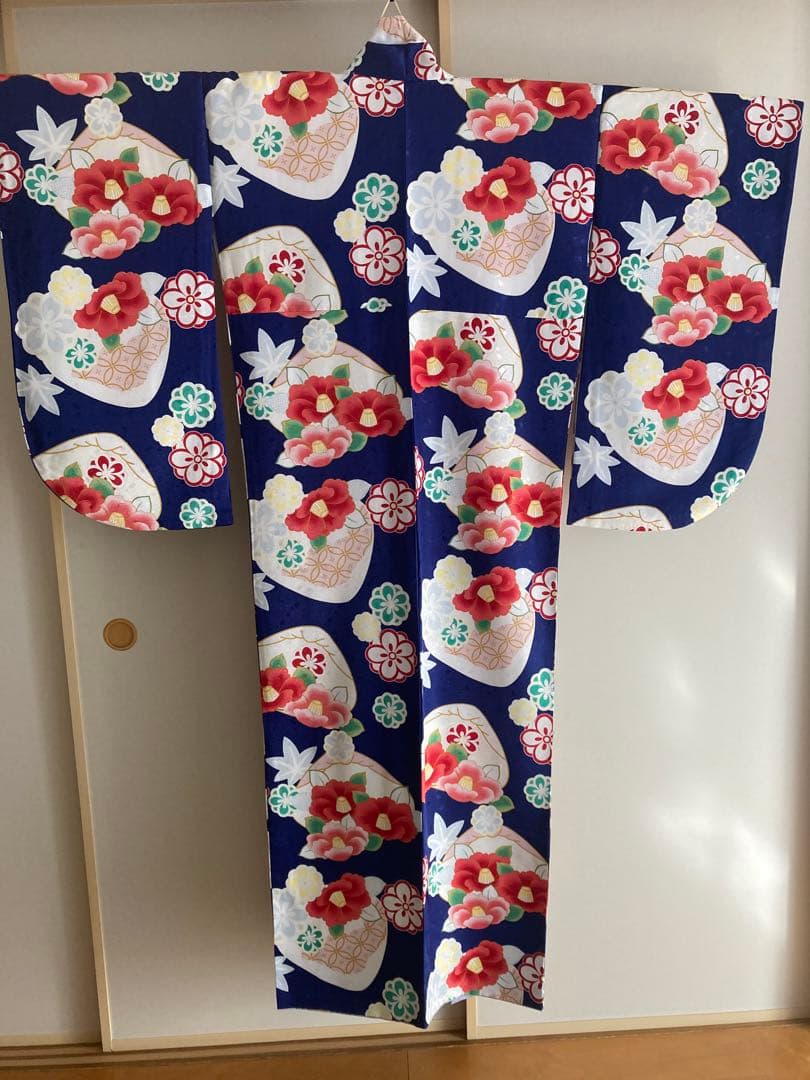 二尺袖着物・袴4点セット 小学生卒業式