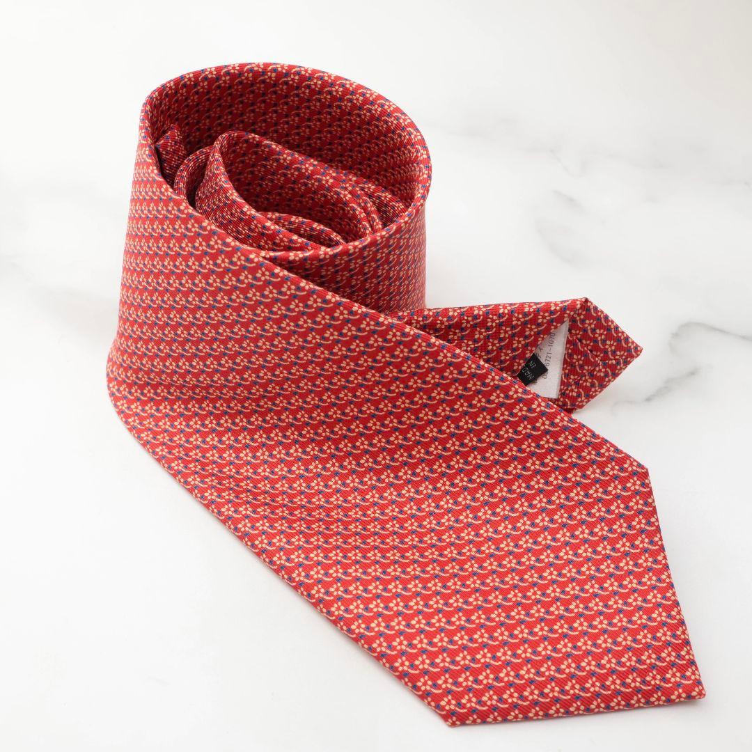 マリネッラ 朱色 ネクタイ