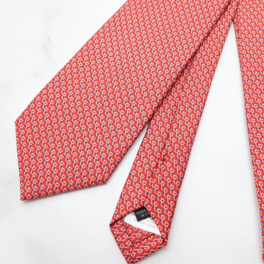 マリネッラ 朱色 ネクタイ