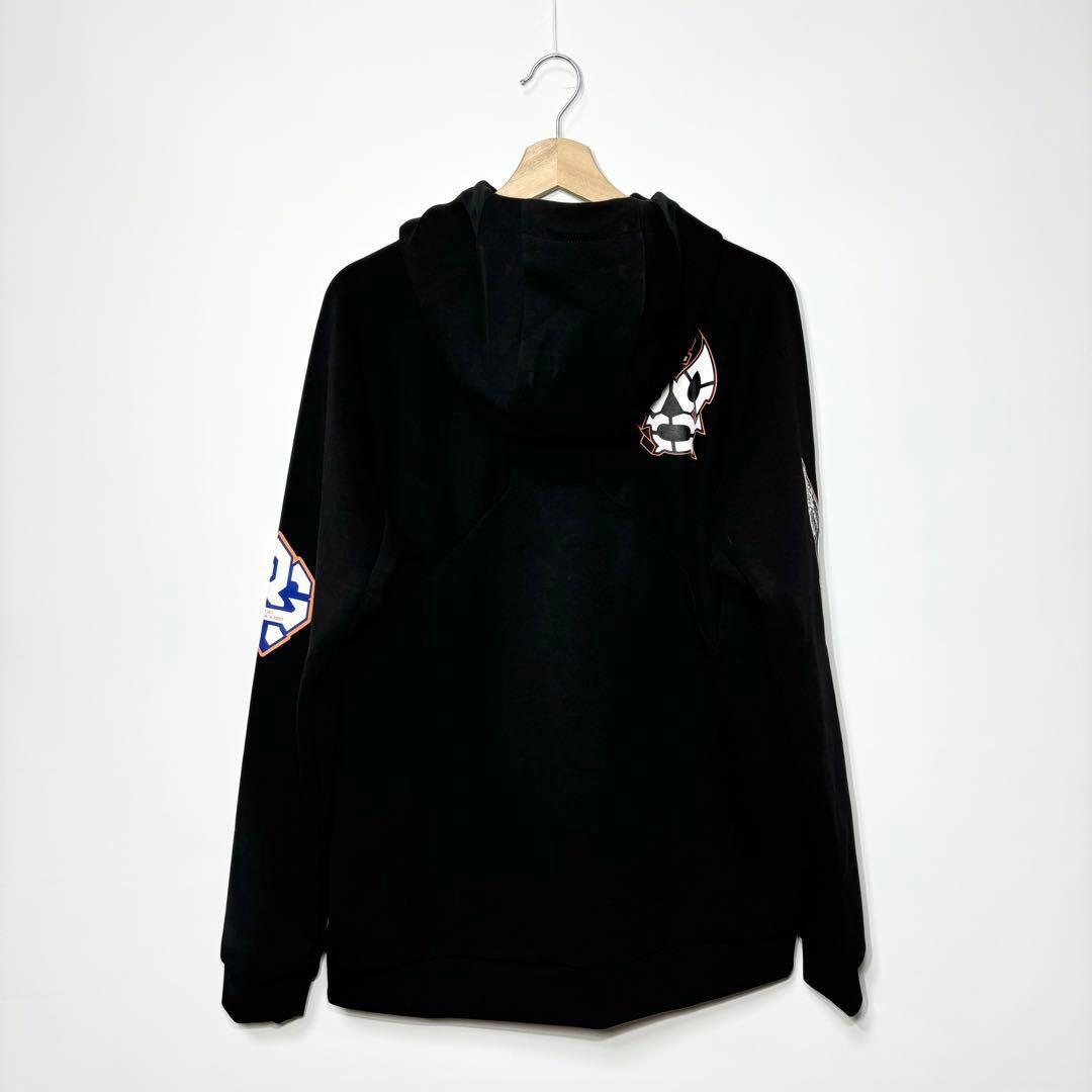 新品 ラッセルノ マスク フーディー マルチロゴ ブラック ゴルフ M