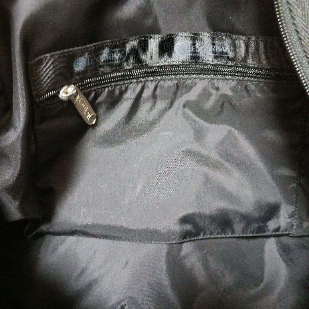 2650　レスポートサック　クラシックボストン　無地　黒　極美品