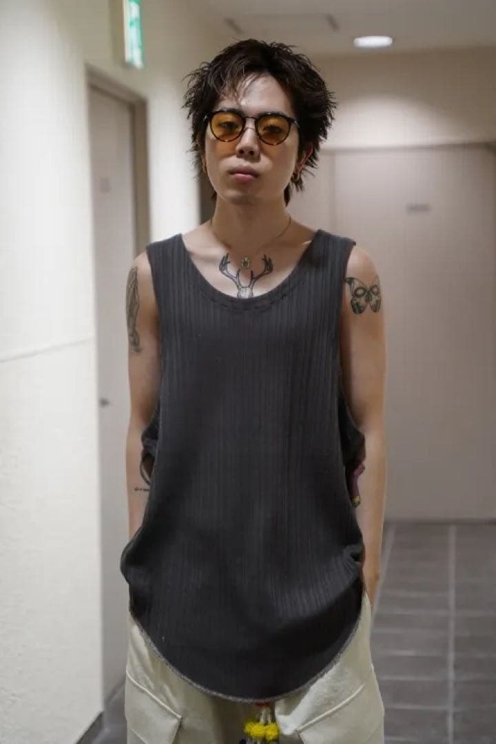 トップス SHINYAKOZUKA MILITARY SINGLET