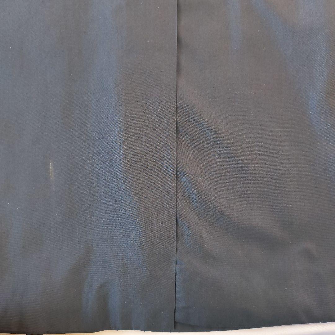 アクアスキュータム ネイビー ステンカラーコート M シルク 英国製