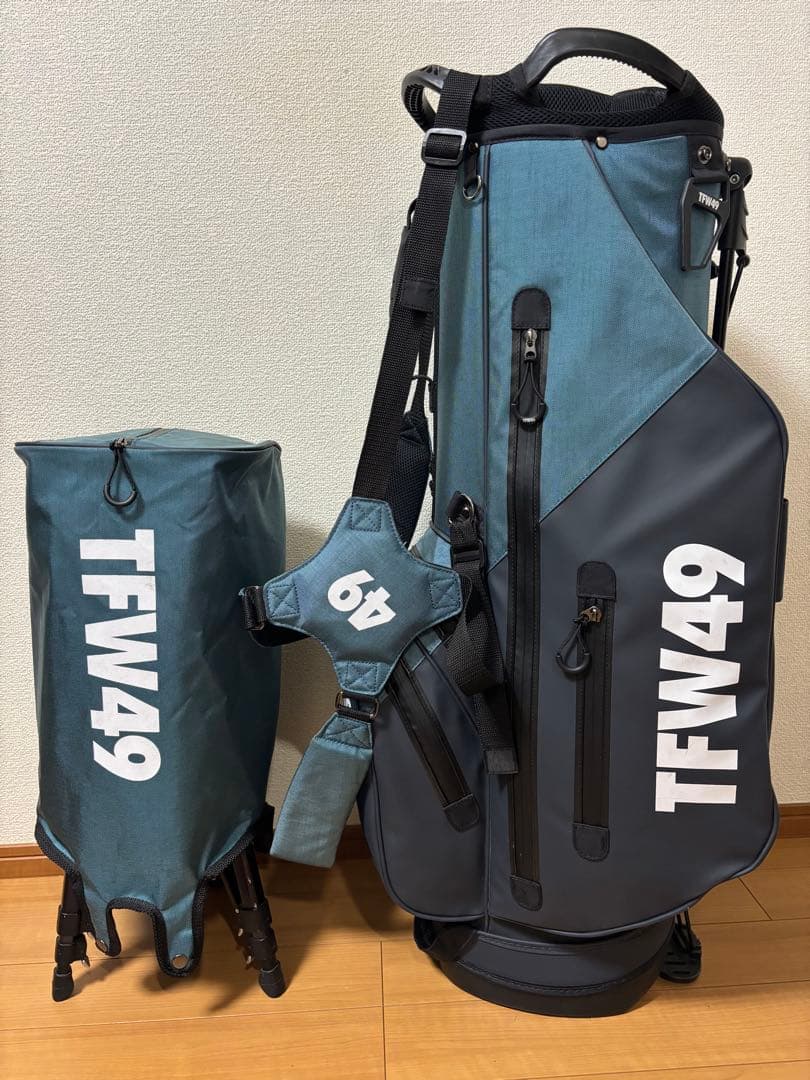 TFW49 FORTYNINE キャディバッグ フードカバー付き 美品