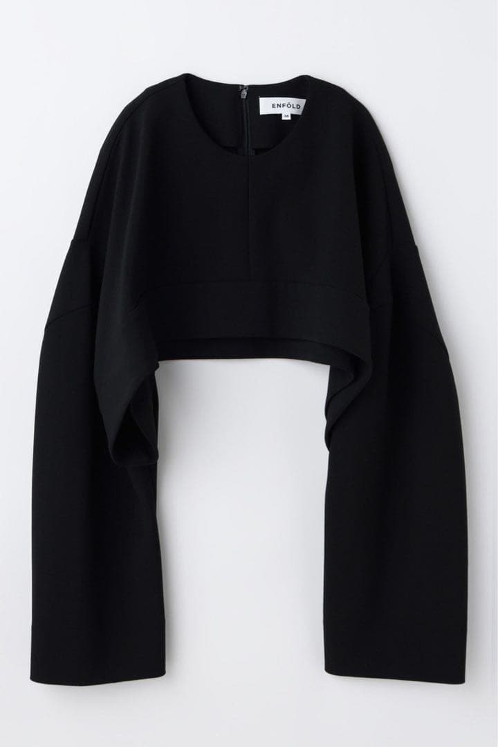 トップス Enfold ENFOLD CROPPED PULLOVER