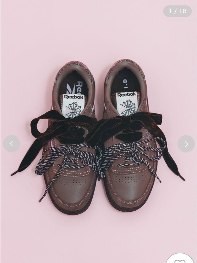 Reebok×FRAY I.D CLUB C 85 スニーカー 24.5cm