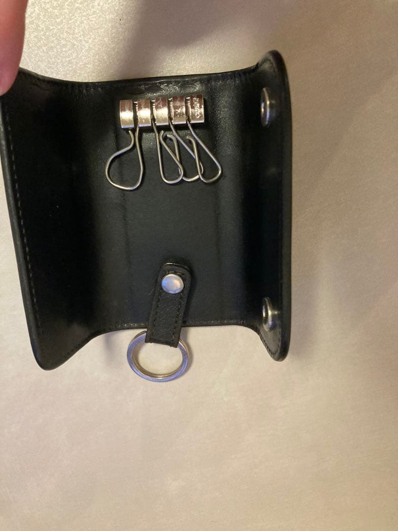 WILDSWANS ブラック レザー 財布　キーケース　セット