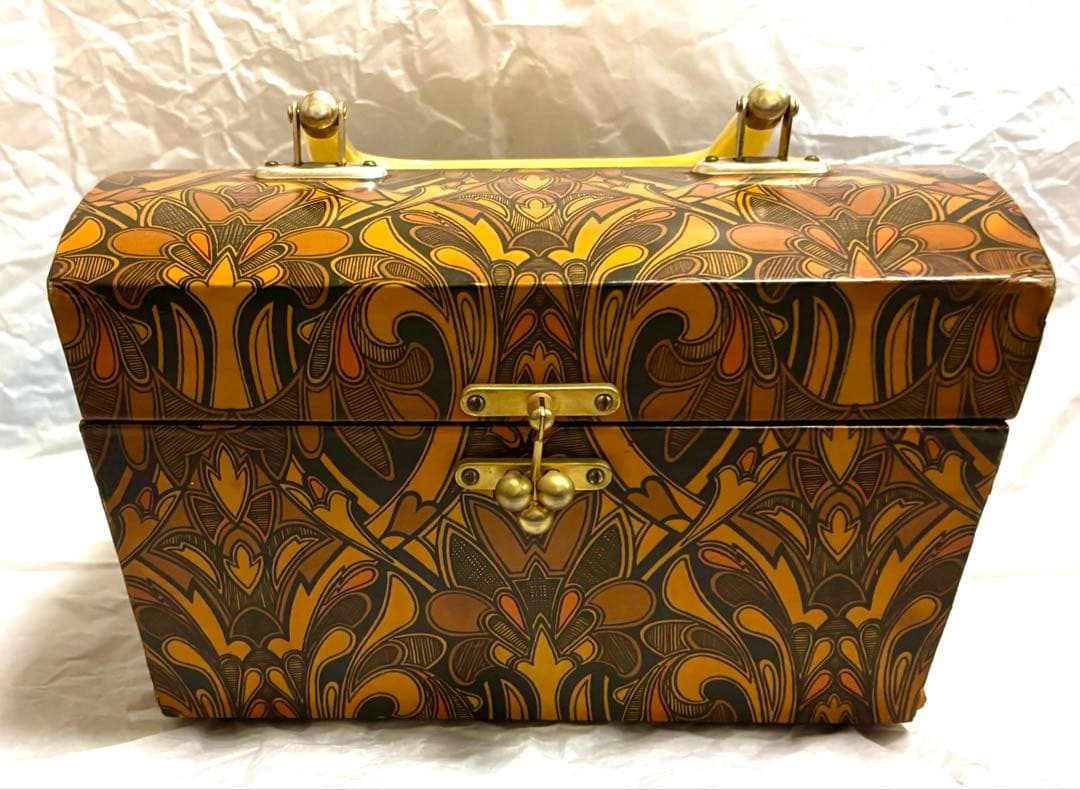 ロンドンアンティーク 木製バッグ(ボックス)