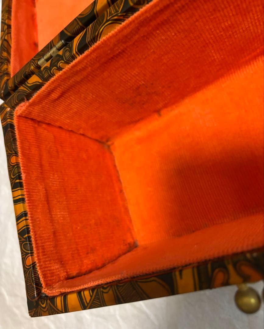 ロンドンアンティーク 木製バッグ(ボックス)