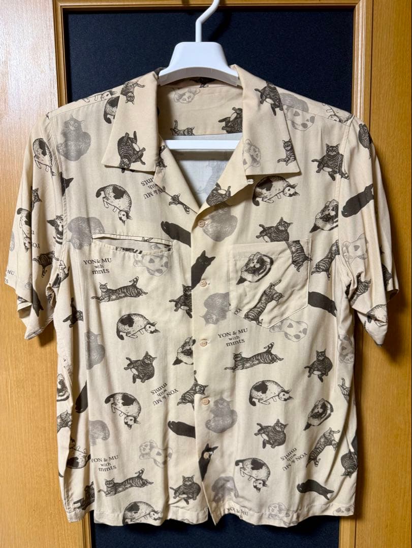 mmts 伊藤潤二 × mmts よん & むー シャツ Lサイズ