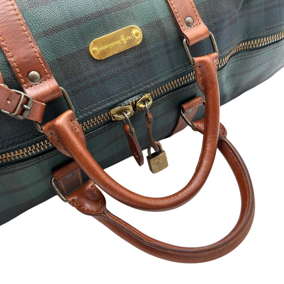 POLO RALPH LAUREN ポロラルフローレン　ボストンバッグ　チェック