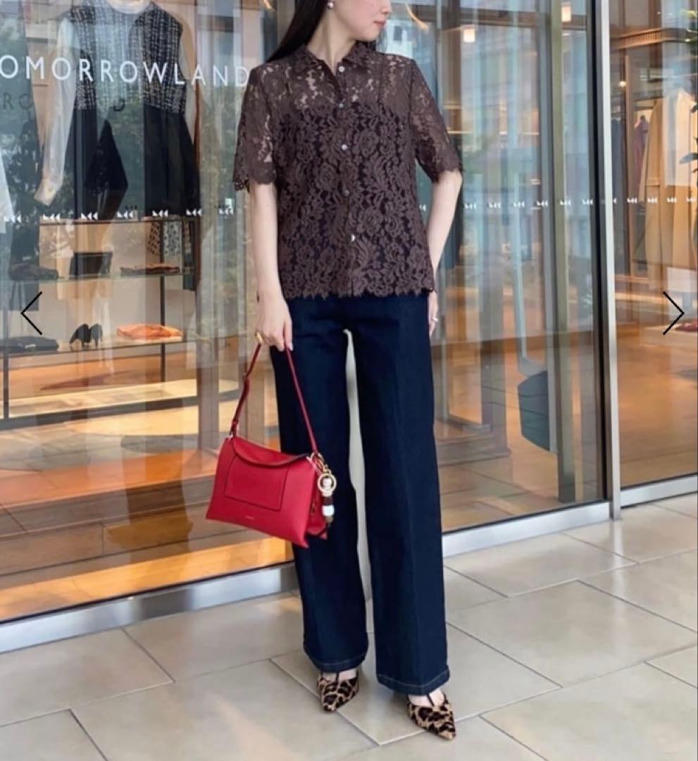 【美品】TOMORROWLAND collection レースブラウス