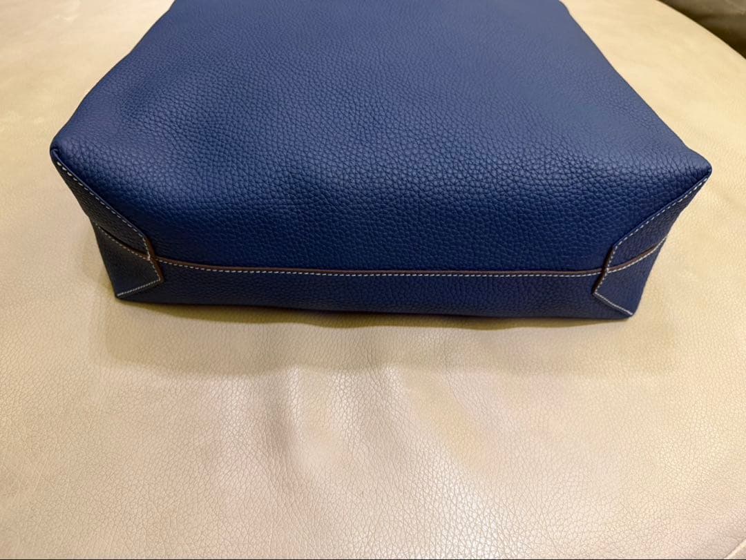 HERMES エルメス ドゥブルサンス36 リバーシブルモデル ブルー ブラウン