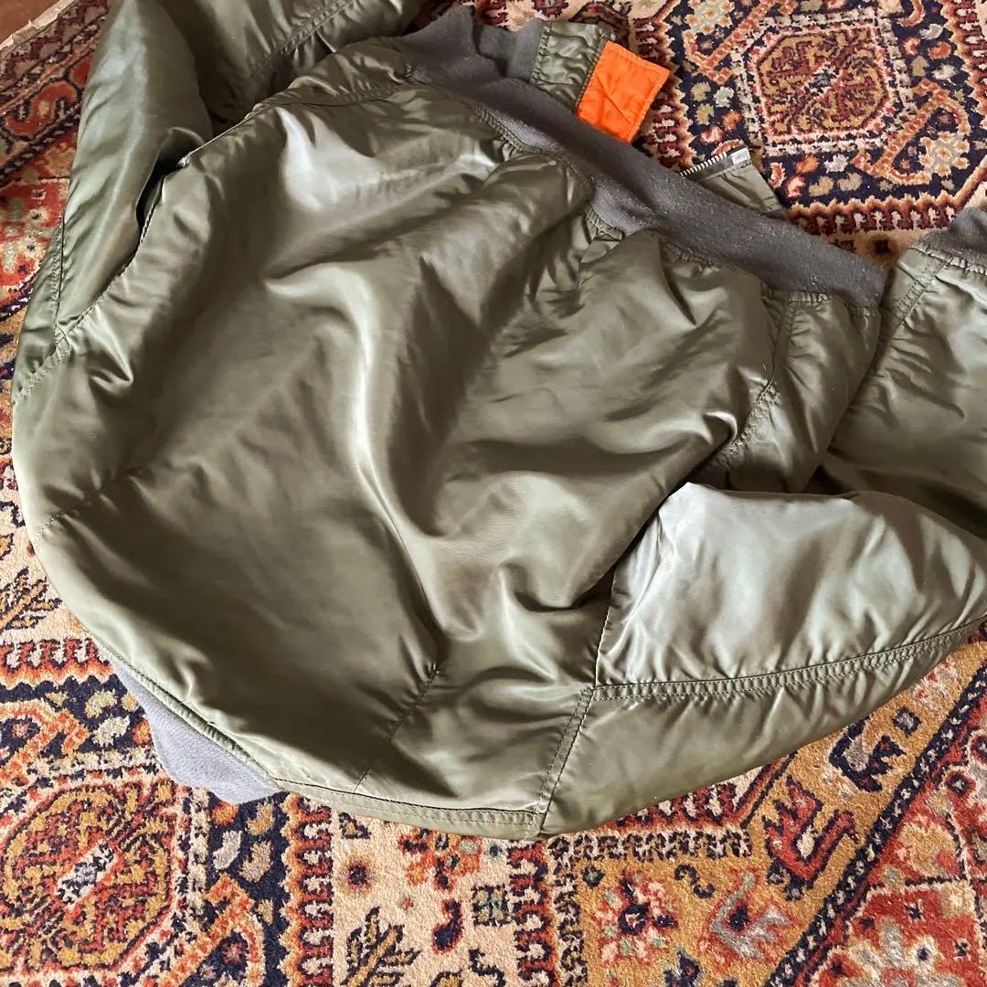 美品USA製 90s OLD Alphaアルファ MA-1 フライトジャケット