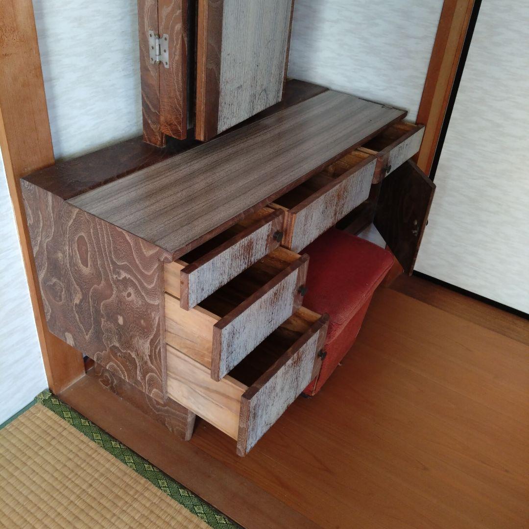 総桐　三面鏡　昭和レトロ