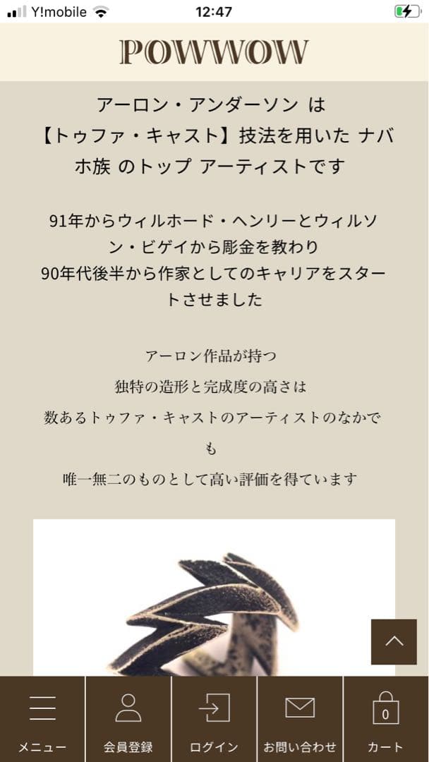 アーロンアンダーソン　ナバホリング　ライトニング