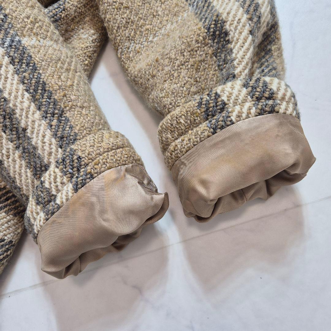 バーバリーロンドン ロングコートノバチェック 英国製 XL