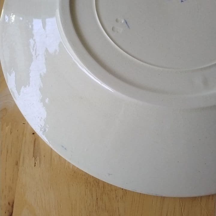 フランスアンティーク　クレイユモントローColbertディナー皿