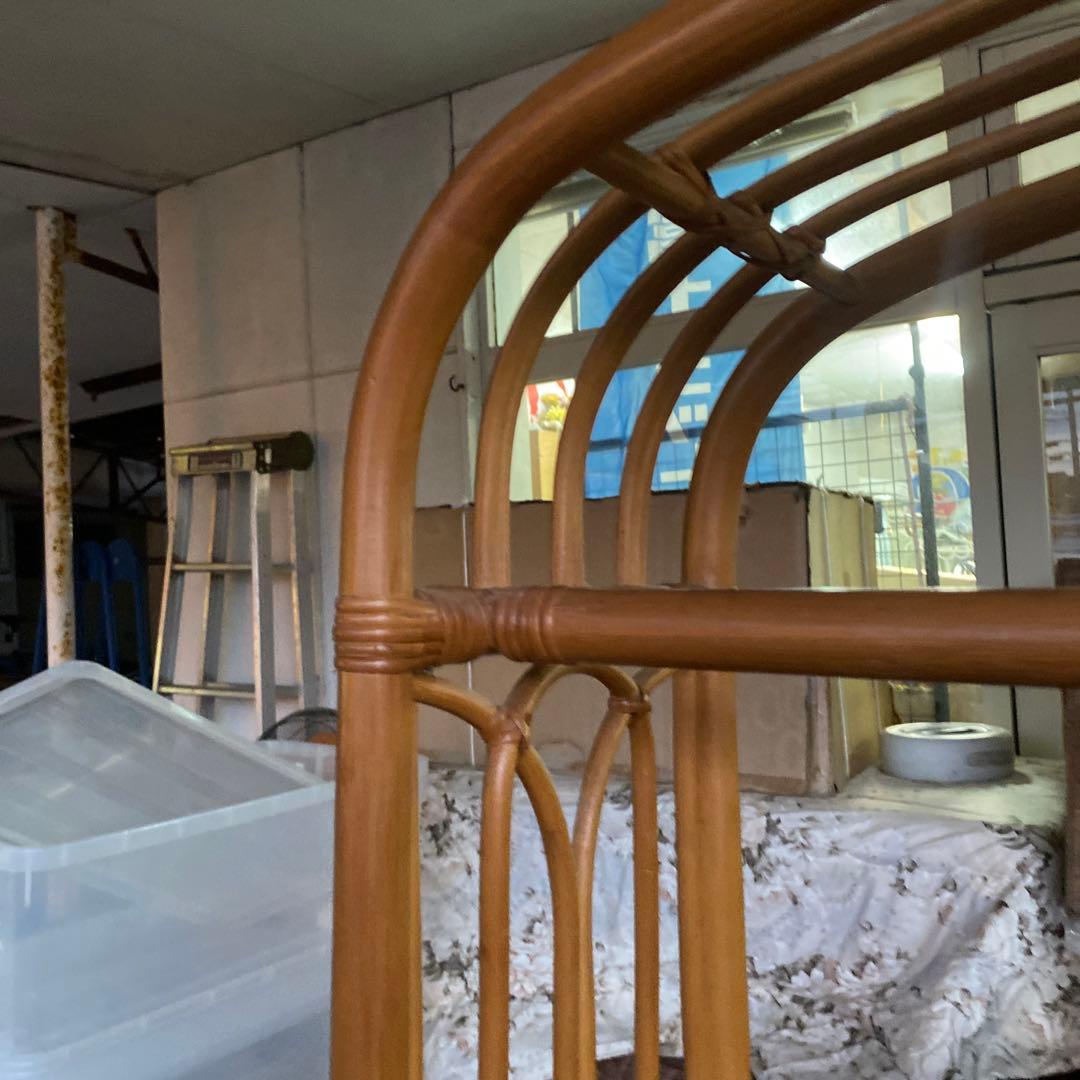 籐 ラタン ハンガーラック チェスト インテリア 昭和レトロ 当時物