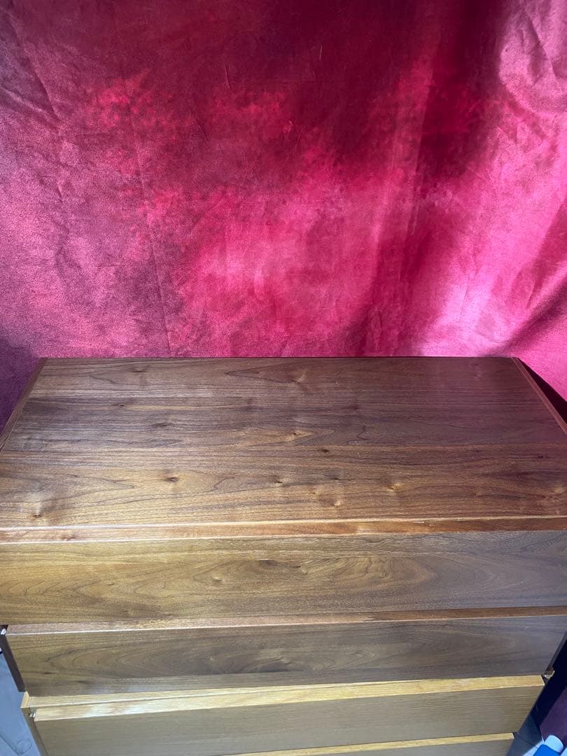 ✨大人気✨無印良品　ステンレスユニットシェルフ用　ボックス　ウォールナット